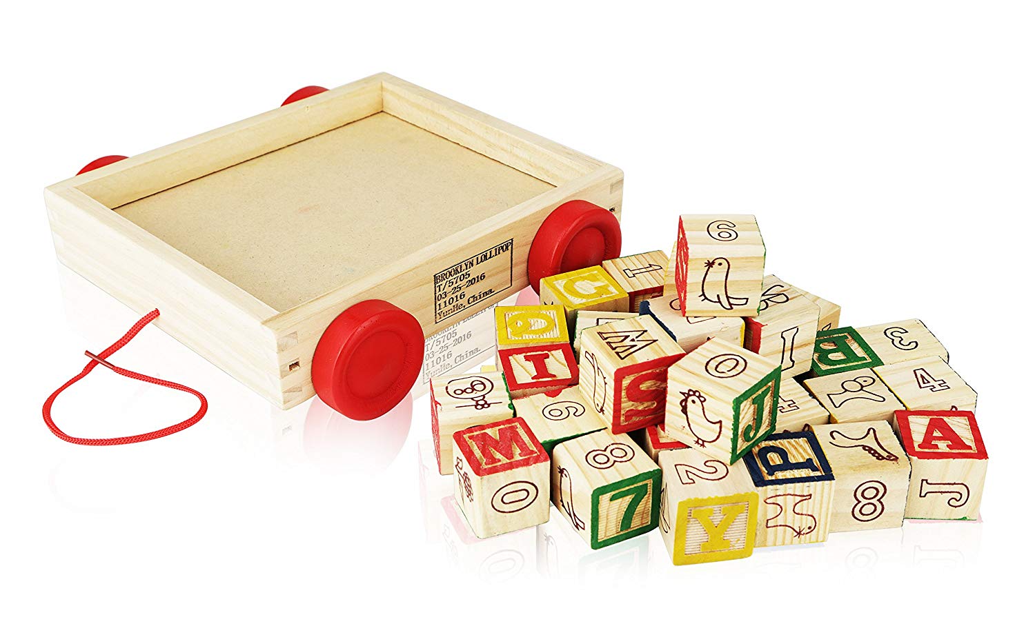 Wagon ABC Wooden Block Letters