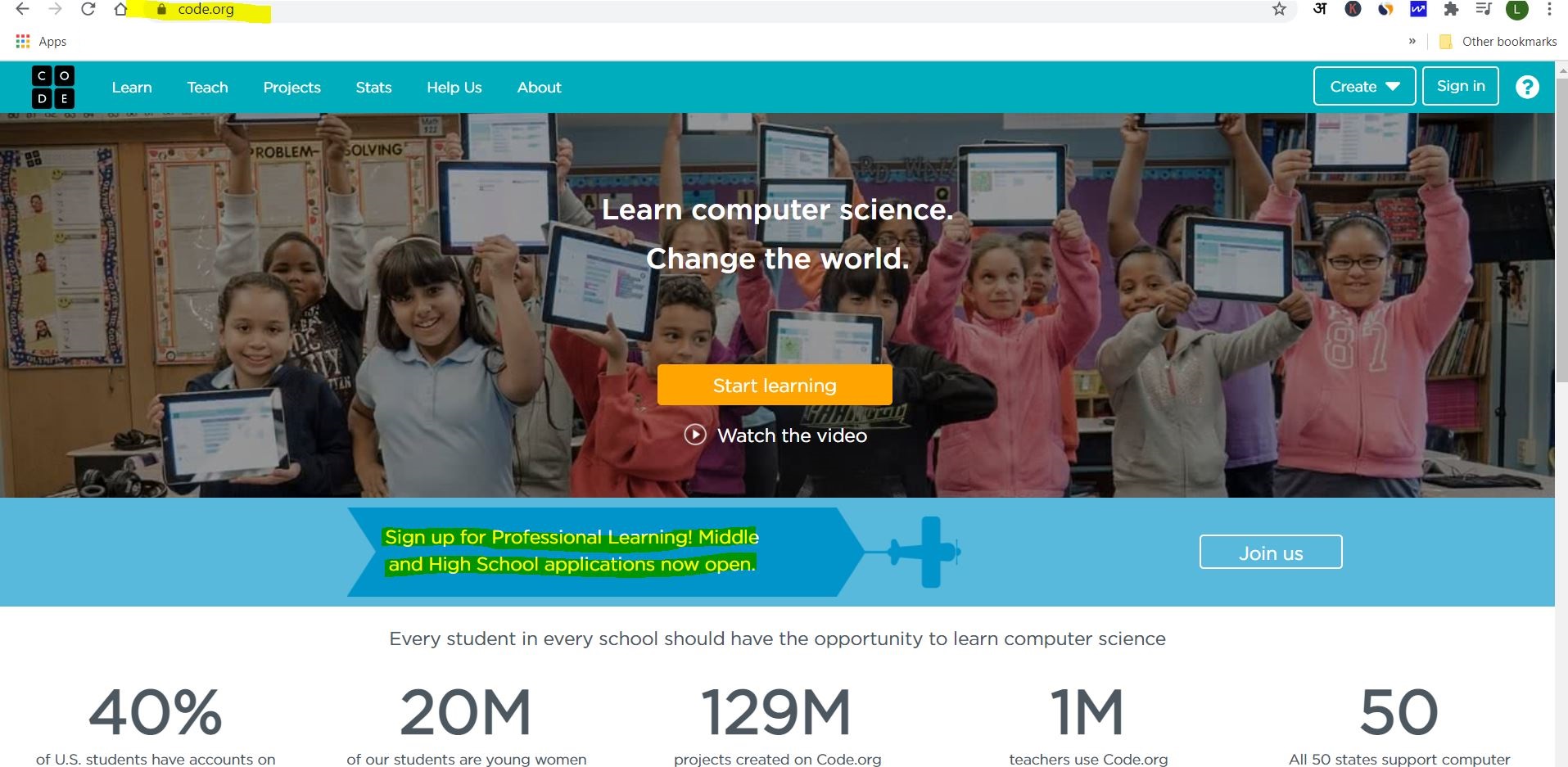 free coding websites for kids codedotorg