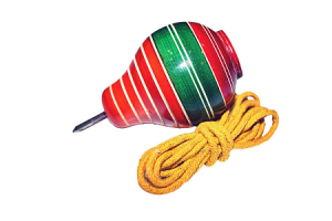 Lattu - The Indian traditional spinning top toy