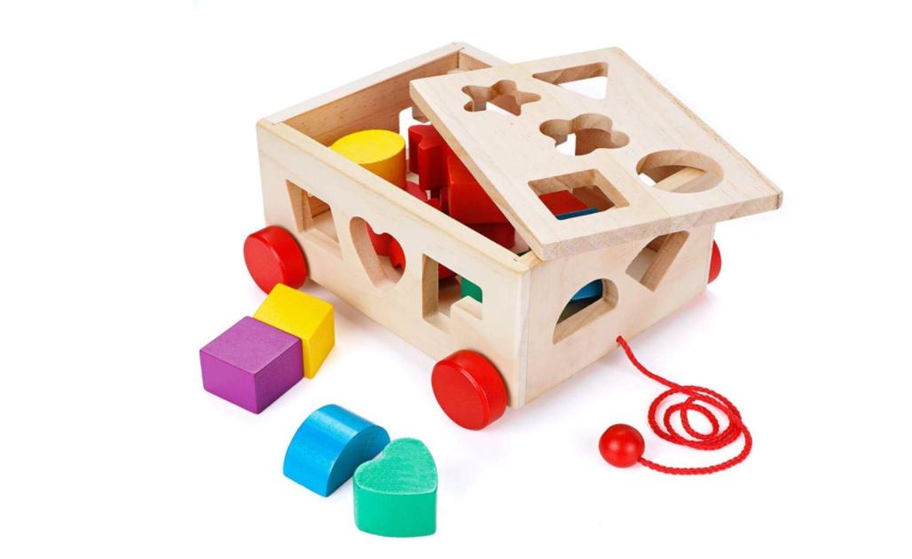 pull wagon wooden toy